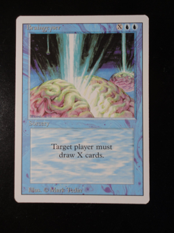 Braingeyser Revised Edition NM Near Mint MTG Magic the Gathering - Image 1