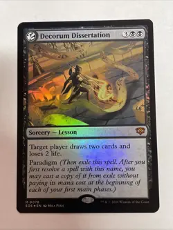 Decorum Dissertation Secrets of Strixhaven Foil #78 Mythic - Image 1