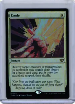 Erode 15 Rare Secrets of Strixhaven Magic: The Gathering Foil Near Mint - Image 1
