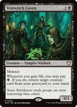 NM Veinwitch Coven, MTG, Strixhaven Commander, Magic the Gathering, 228 - Image 1