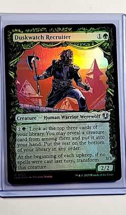 2025 MTG Magic the Gathering Innistrad Remastered Foil #323 Duskwatch Recruiter - Image 1
