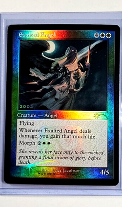 2023 MTG Magic the Gathering 30th Anniversary Promo Foil Exalted Angel Retro - Image 1
