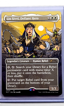 2022 MTG Magic the Gathering Secret Lair 30th Countdown Lin Sivvi Defiant Hero - Image 1