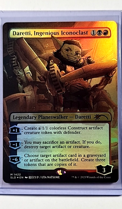 2023 MTG Magic the Gathering Secret Lair Foil #1422 Daretti Ingenious Iconoclast - Image 1