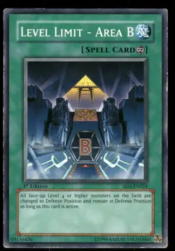 Level Limit - Area B - YuGiOh - Image 1
