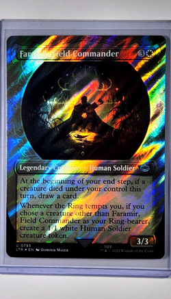 MTG Magic the Gathering Lord of the Rings LTR Surge Foil Faramir Field Commander - Image 1
