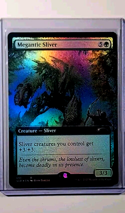 2022 MTG Magic the Gathering Secret Lair Drop Foil #651 Megantic Sliver Ext Art - Image 1
