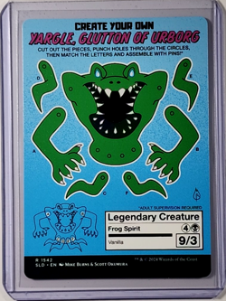 2024 MTG Magic the Gathering SLD Secret Lair Poster Yargle Glutton of Urborg - Image 2