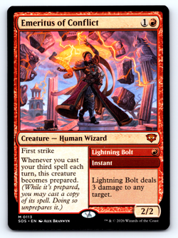 Emeritus of Conflict - Secrets of Strixhaven - MTG - Image 1