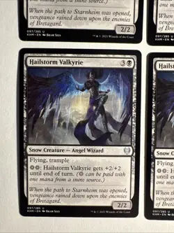 4x Mtg Kaldheim Hailstorm Valkyrie NM/M Magic Karte Magic The Gathering - Image 2