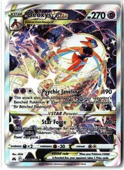 Deoxys VSTAR ⭐ GG46/GG70 Holo Crown Zenith Galarian Gallery Pokemon NM - Image 1