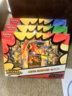 Pokemon Mega Evolution Ascended Heroes Ex Box Set of 3 Factory Sealed - Image 4