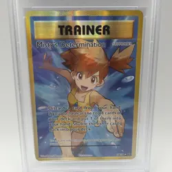 2016 POKEMON XY EVOLUTIONS #108 FULL ART/MISTY'S DETERMINATION PSA 9 - Image 2