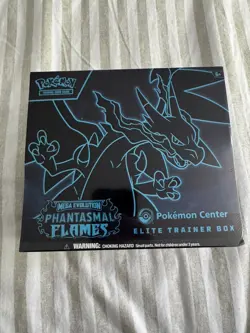 Pokemon Phantasmal Flames Pokemon Center Exclusive ETB Elite Trainer Box - Image 1