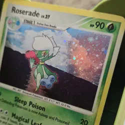 🌸 Pokemon TCG Roserade Diamond & Pearl 13/130 Holo Rare 90 HP 2007 English - Image 2