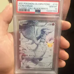 Pokemon TCG Reshiram Illustration Rare Card 113/114 NM - Image 3