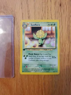 Pokemon Neo Genesis Sunflora Card 50/111 First Edition Nm - Image 3