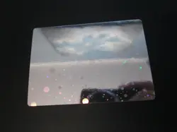 BLANK POKEMON HOLO CARD COSMOS HOLOGRAPHIC UNPRINTED & CORNER CUT ERROR NM- - Image 4