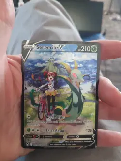 Pokemon TCG Serperior v TG13/TG30 Ultra Rare Silver Tempest NM - Image 1