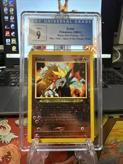Pokemon TCG Entei Wizards Black Star Promos 34 Holo MINT CGC 9 - Image 1