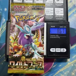 Heavy 8.67g Pokemon Sealed Wild Force Booster Pack SV5K Japanese US Seller - Image 1