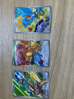 Pokemon First Partner Kanto Set Bulbasaur #37 | Charmander #38 | Squirtle #39 - Image 1