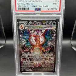 Pokemon TCG Charizard ex 223/197 SV03 Special Illustration Rare Holo PSA 9 - Image 1