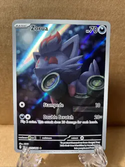 Zorua (Illustration Rare) 075/064 Sv: Shrouded Fable Holo 70 HP Pokemon TCG - Image 1