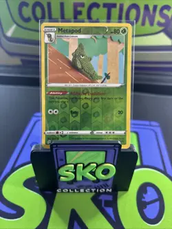 Metapod 002/192 Uncommon Rebel Clash Pokemon Reverse Holo NM - Image 1