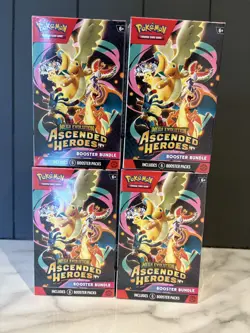 ✅ X4 Pokemon TCG Ascended Heroes Booster Bundle New/Sealed READY TO SHIP💥 - Image 1