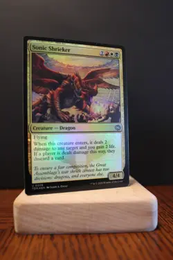Sonic Shrieker Foil Uncommon NM Tarkir Dragonstorm Dragon MTG Magic Card ManaFam - Image 1