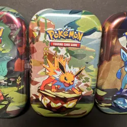 Lot Of 4 Pokemon Scarlet & Violet- Prismatic Evolutions Factory Sealed Mini Tins - Image 3