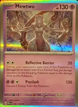 Pokemon 151 - Mewtwo 151/165 - Holo Rare - Image 1