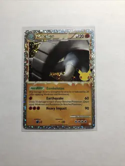Pokemon TCG Donphan (Prime) Celebrations: Classic Collection 107/123 Holo Ultra - Image 1