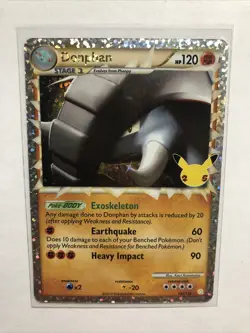 Pokemon TCG Donphan (Prime) Celebrations: Classic Collection 107/123 Holo Ultra - Image 2