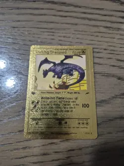 Pokemon TCG Shining Charizard Neo Destiny 1st Edition Holo Card 107/105 - Image 1