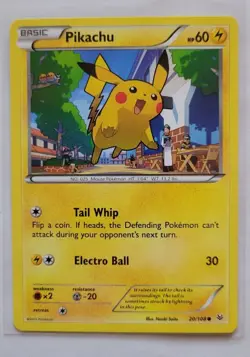 Pokemon TCG Pikachu 20/108 Roaring Skies Common - Image 1