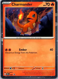 Charmander (Cosmos Holo) 047 Holo Promo Scarlet & Violet Promo Pokemon LP - Image 1