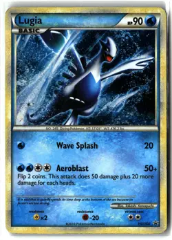Lugia ⭐ HGSS02 Holo HGSS Black Star Promos 2010 Pokemon LP/MP - Image 1