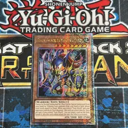 Yu-Gi-Oh Toon Black Luster Soldier Quarter Century Secret Rare Card RA03-EN272 - Image 1