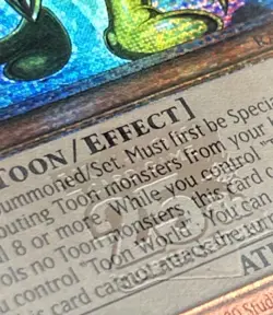 Yu-Gi-Oh Toon Black Luster Soldier Quarter Century Secret Rare Card RA03-EN272 - Image 4