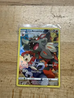 Hisuian Arcanine ⭐ TG08/TG30 Holo Lost Origin Trainer Gallery Pokemon NM - Image 1