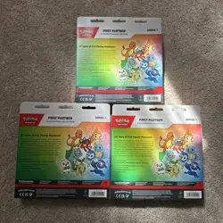 3x Brand New Pokemon TCG: First Partner Illustration Collection Series 1 - Image 2