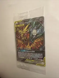 Sealed Pokemon TCG Moltres Zapdos Articuno GX SM210 Stained Glass Promos Holo - Image 2