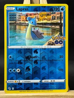 Lapras Holo Rare Pokemon GO 023/078 LP - Image 1