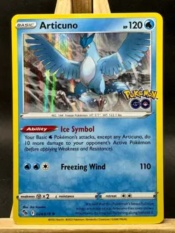 Articuno Holo Rare Pokemon GO 024/078 NM - Image 1