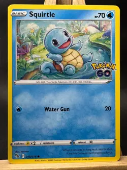 Squirtle Common Pokemon GO 015/078 NM/LP - Image 1