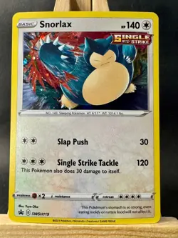 Snorlax Cosmos Holo Promo SWSH: Sword & Shield Pokemon TCG SWSH119 NM - Image 1