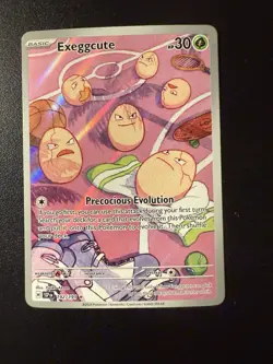 Pokemon TCG Exeggcute 192/191SV08: Surging Sparks Holo Illustration Rare ⭐ - Image 1