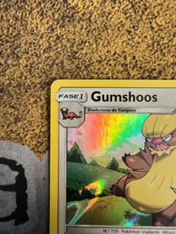 Pokemon SPANISH Gumshoos SM97 SM Ultra Prism Prerelease Promo Holofoil LP - Image 2